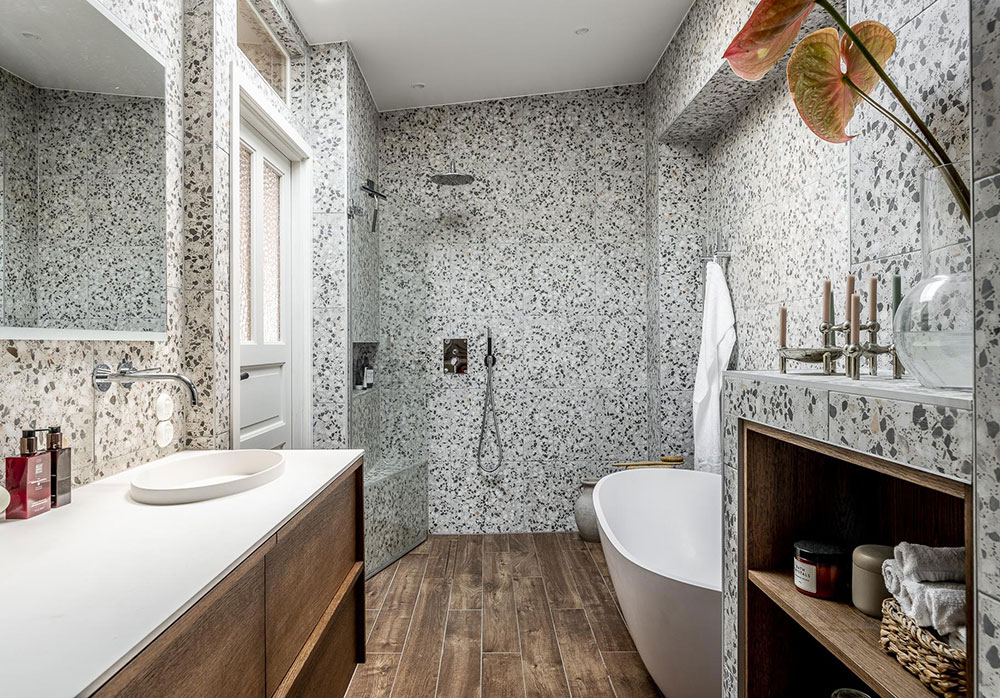 瑞典独特公寓设计，阁楼卧室墙纸亮点-38