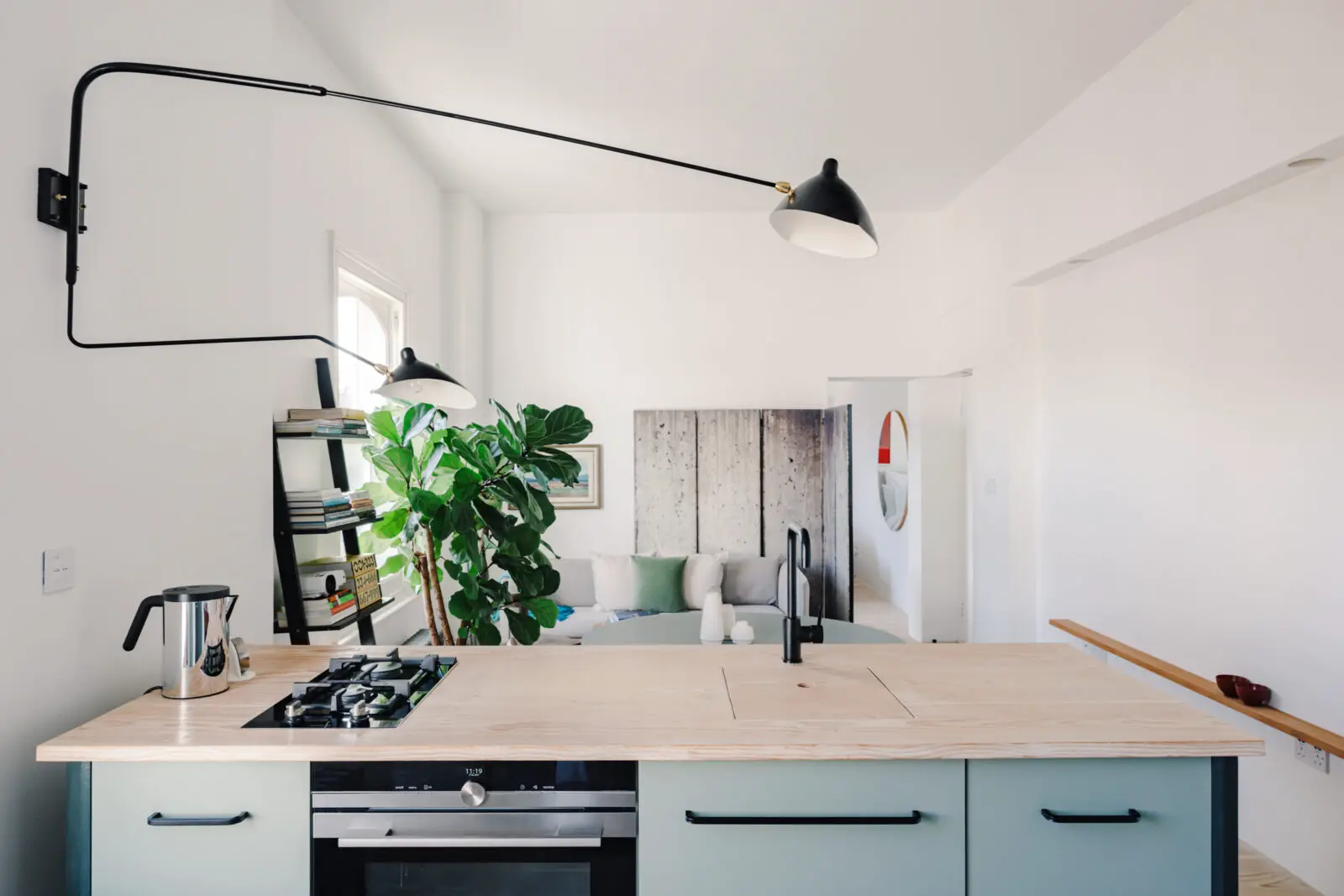 伦敦时尚 47m2 一居室公寓设计-3