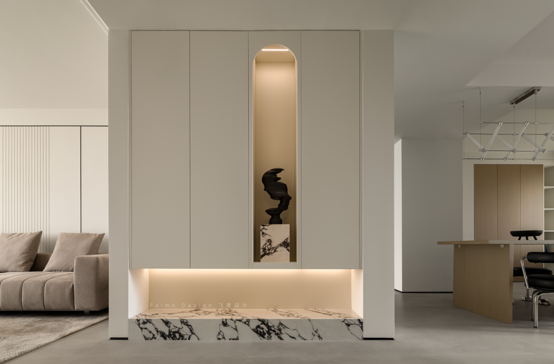 《四季》150㎡极简风大平层设计丨中国合肥丨飞墨设计组-19