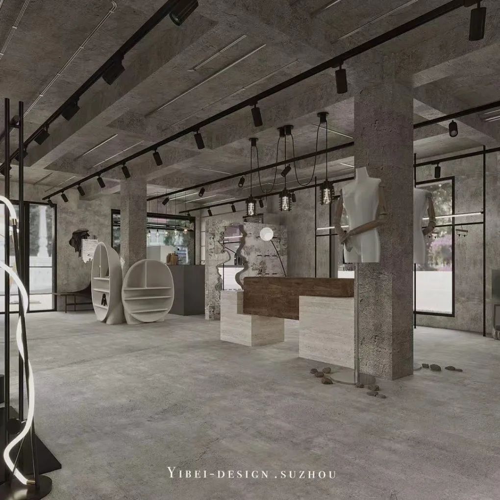 工业风混搭中古商业空间设计丨中国苏州丨一贝设计-19
