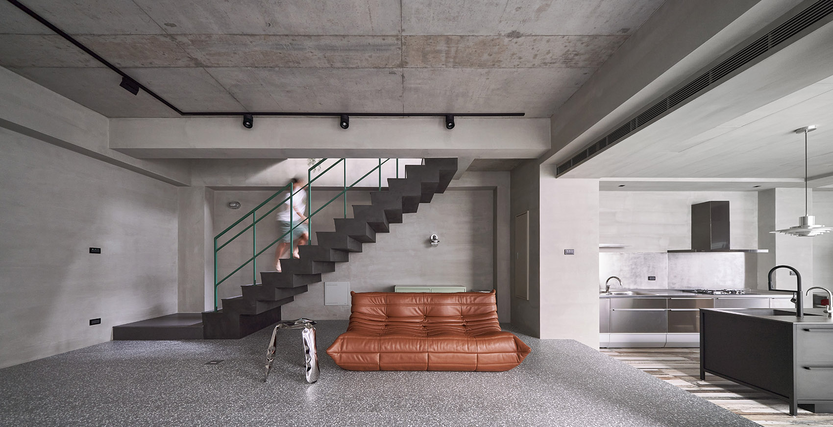 高雄透天厝裡的三合院住宅丨中国高雄丨HAO Design-25