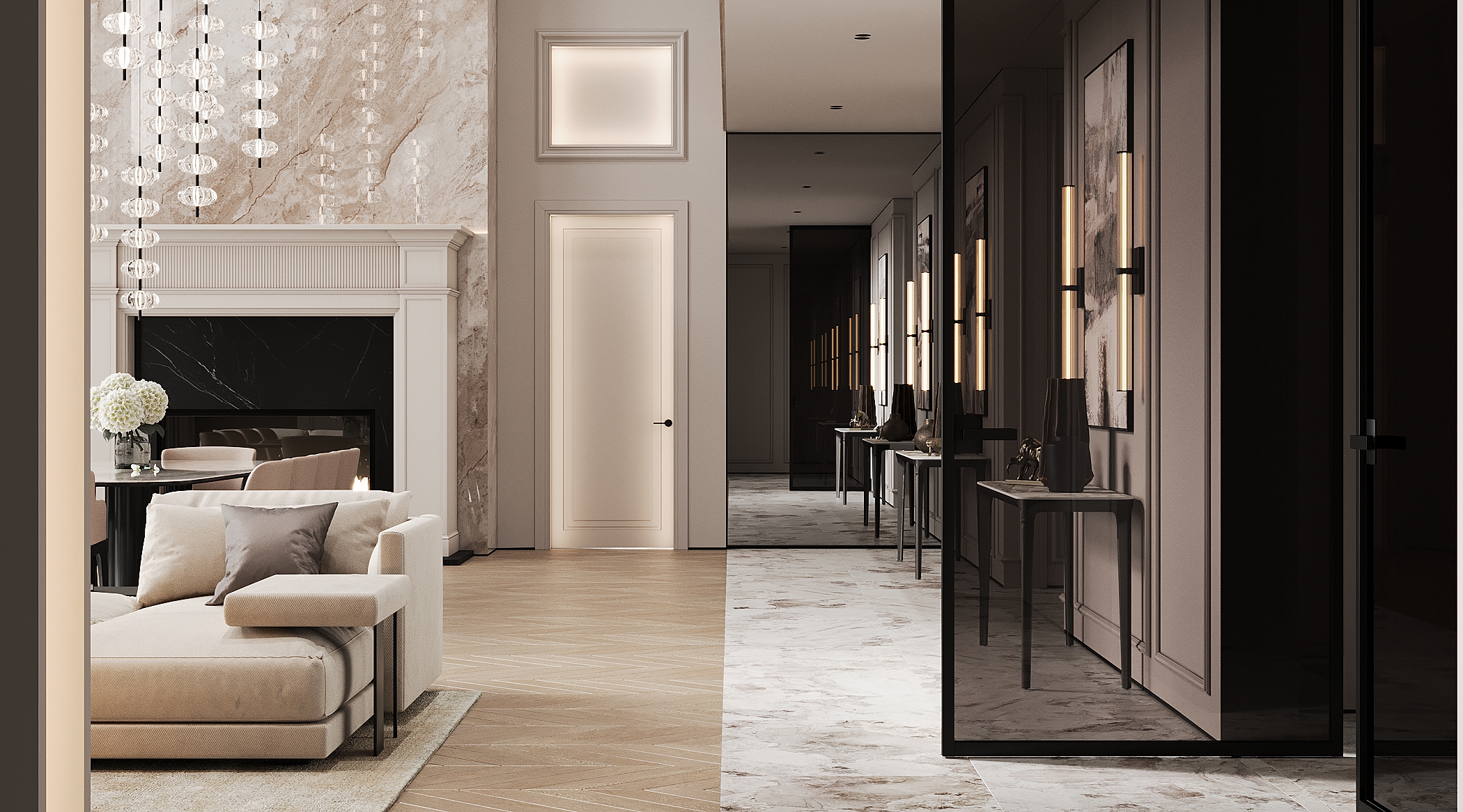 Дом в стиле неоклассика. Репино-10