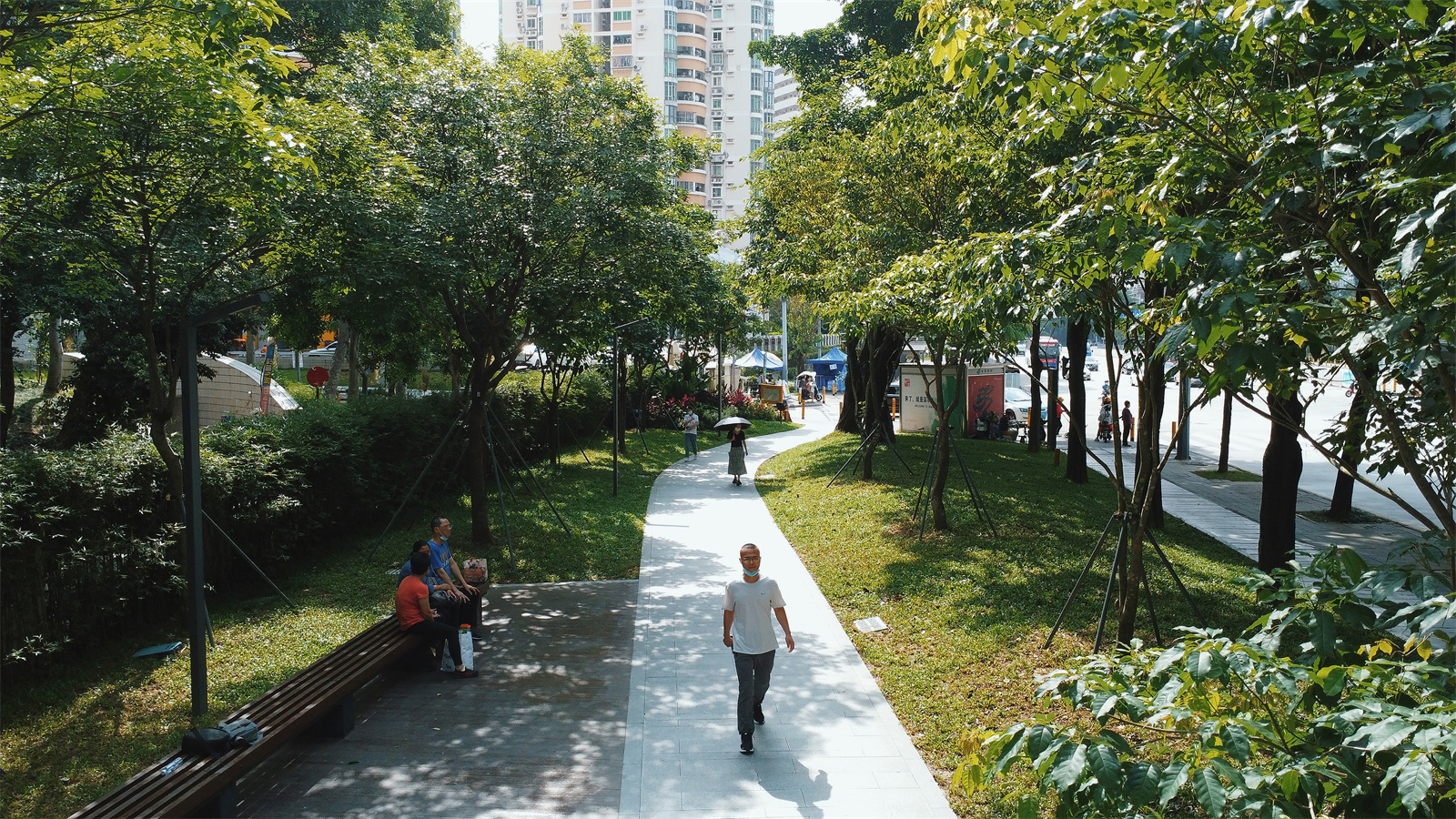深圳市龙珠大道公交站旁口袋公园丨中国深圳丨未名设计团队-8