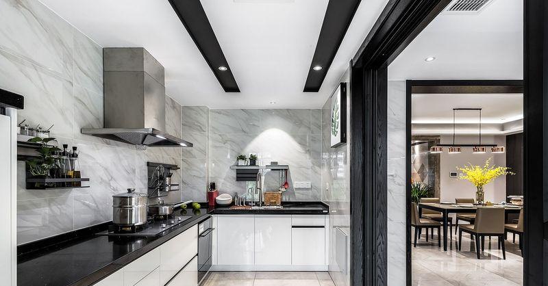 现代风格【山水和园】220㎡家居设计，美食、儿童、阅读空间一应俱全-6