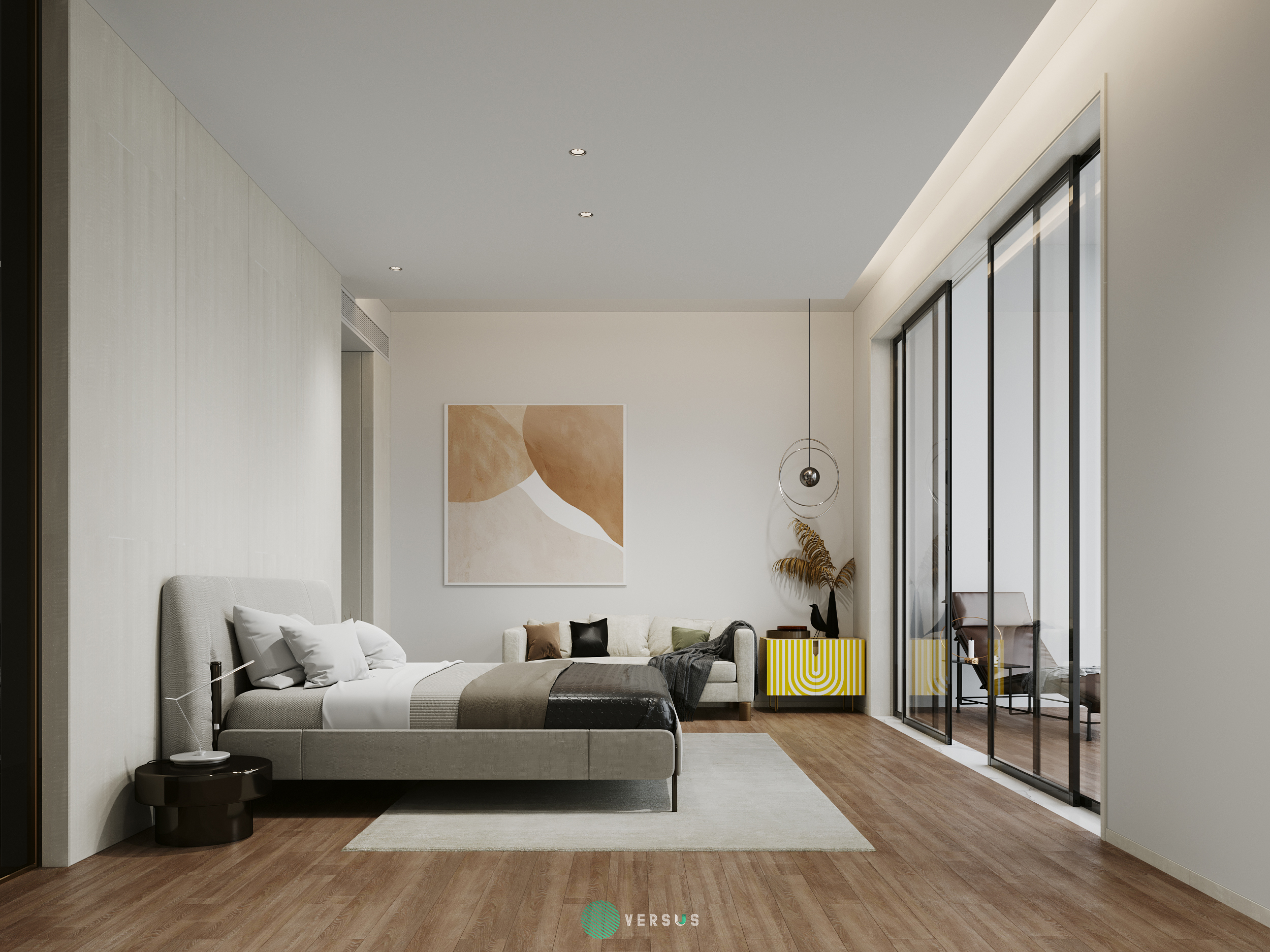 浙江公园一号 | 胡跃文设计工作室的现代美学空间-13