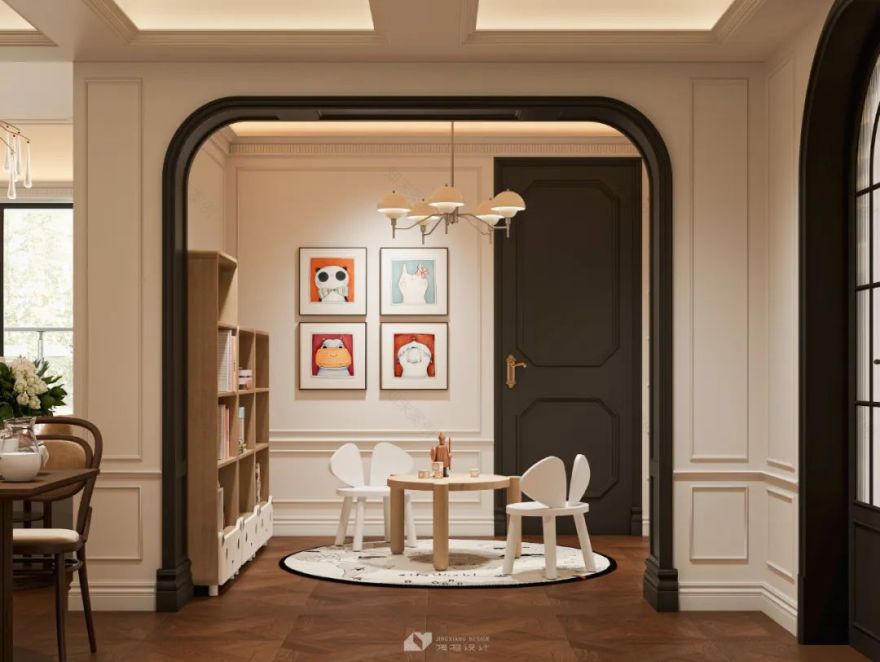 深圳金地翠堤湾法式复古住宅设计丨中国深圳丨深圳境相设计-33