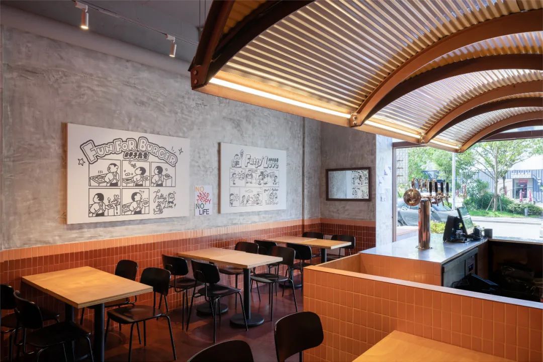 上海大学路绞肉机汉堡店,打造轻松活力的街头氛围-20