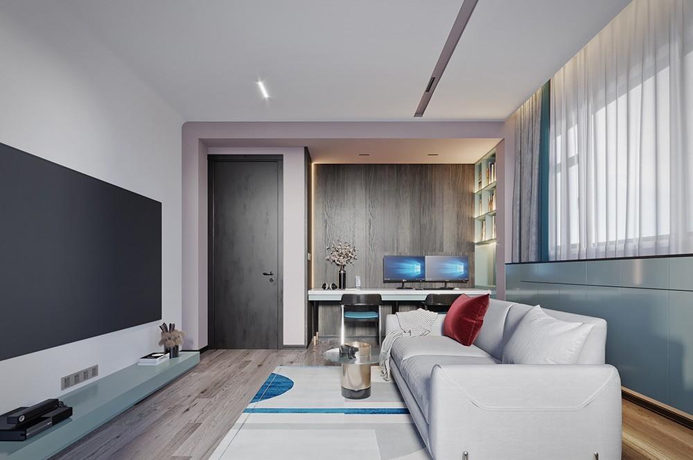 
东营东城顶楼复式-年轻人的现代 -7