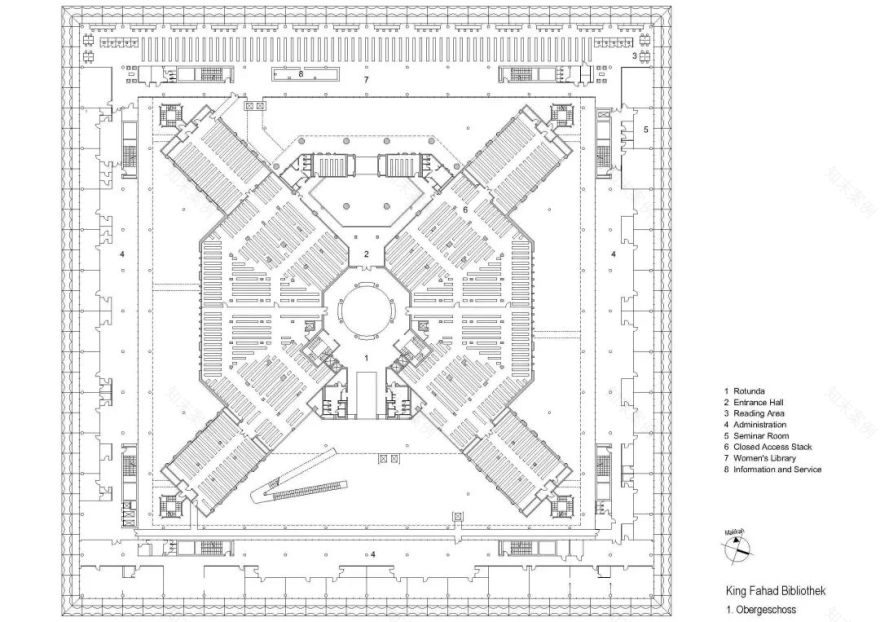 沙特国王图书馆丨沙特阿拉伯利雅得丨盖博建筑设计事务所-52