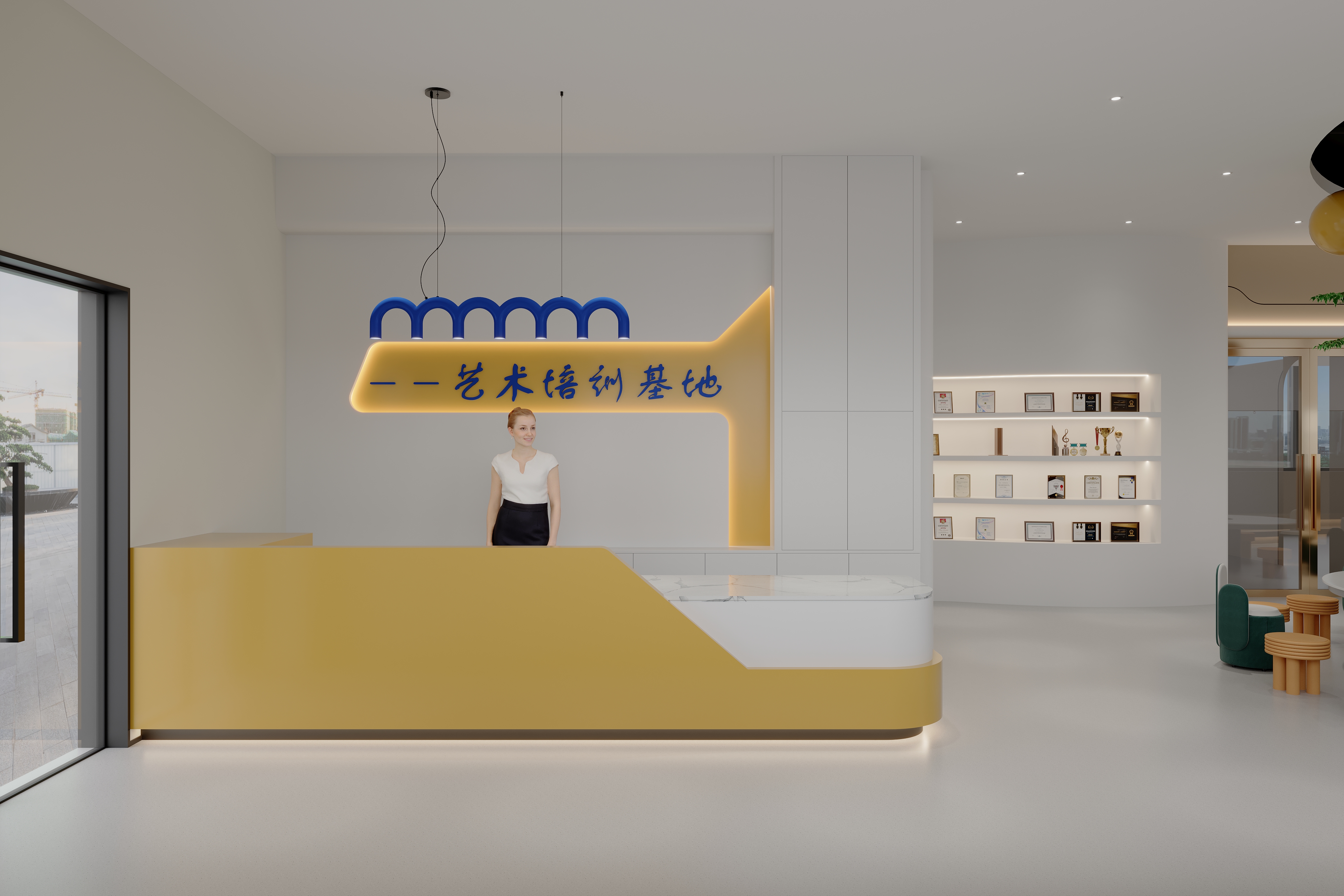 工装,培训基地设计丨中国重庆丨羽墨装饰设计-2