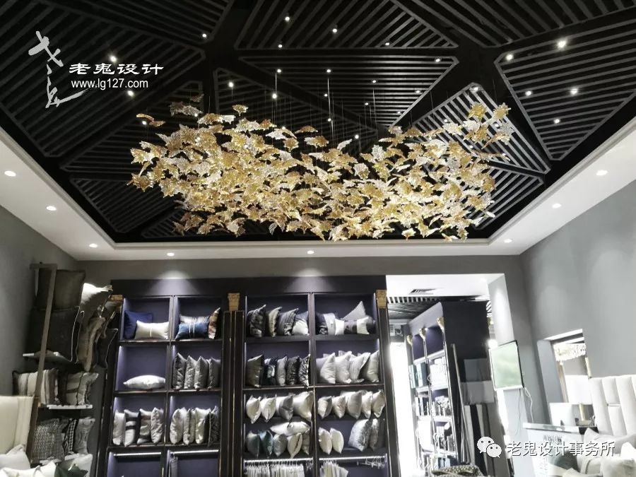 老鬼设计案例|西格布艺展厅设计！-19