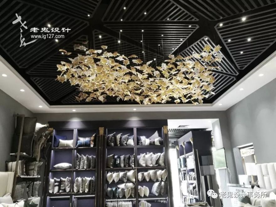 老鬼设计案例|西格布艺展厅设计!-19