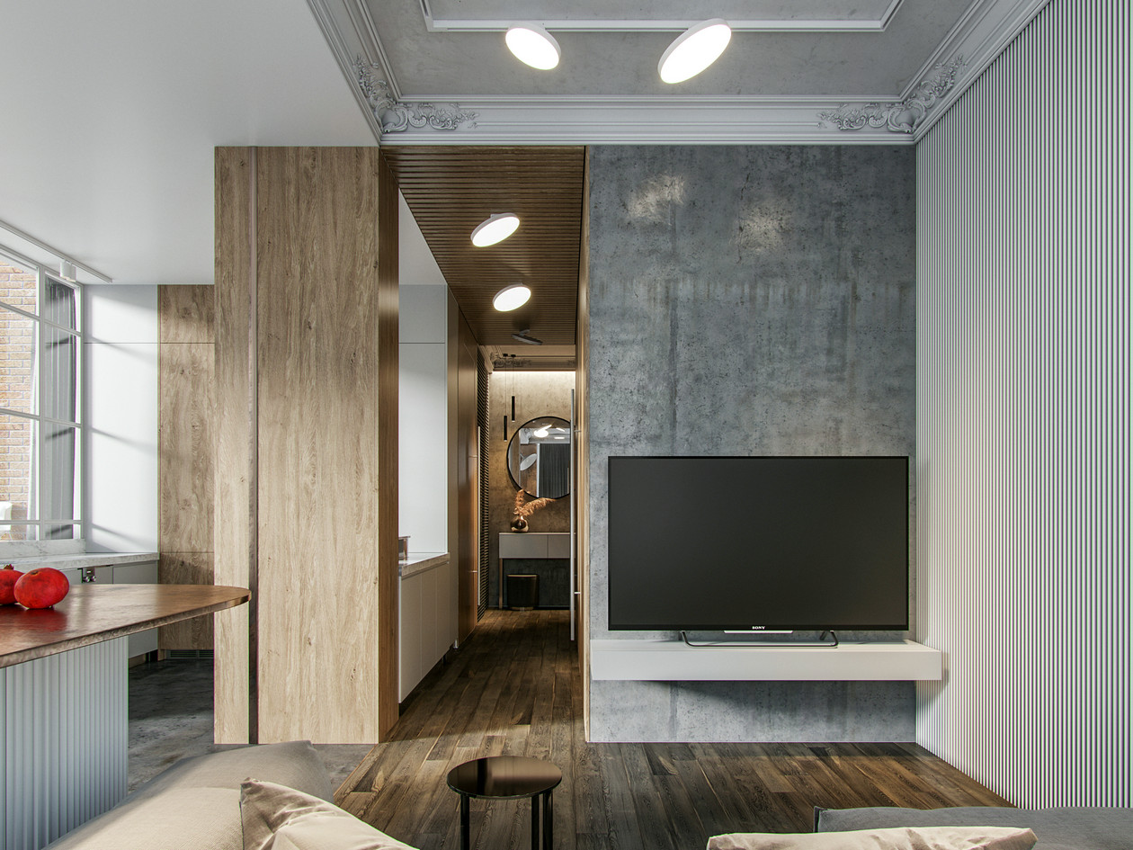 简欧风小户型设计，浪漫生活空间-0