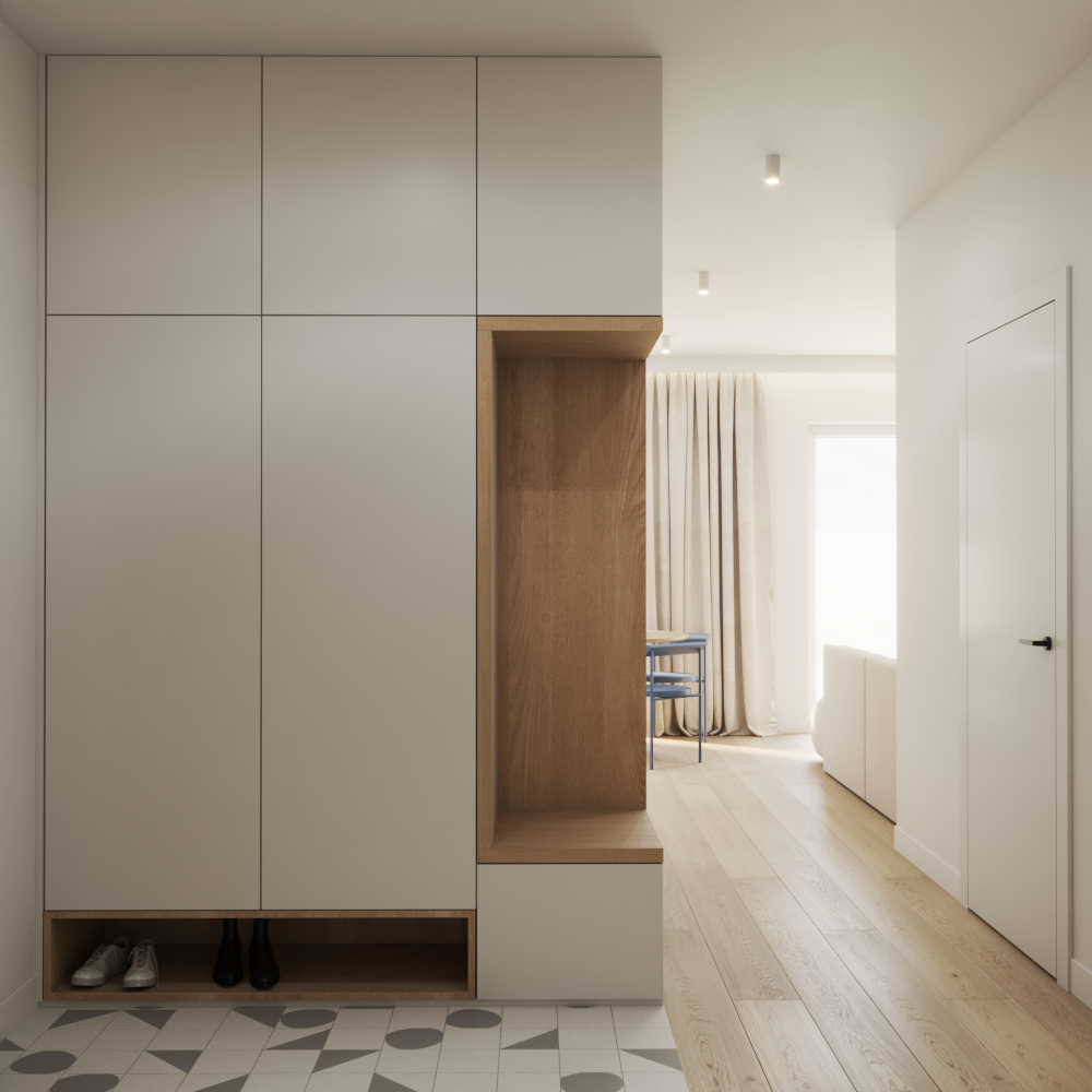 blue accents apartment-6