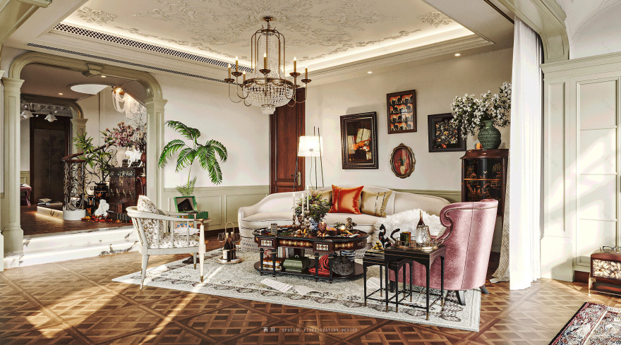 美式复古(壹)丨魔方空间设计-17