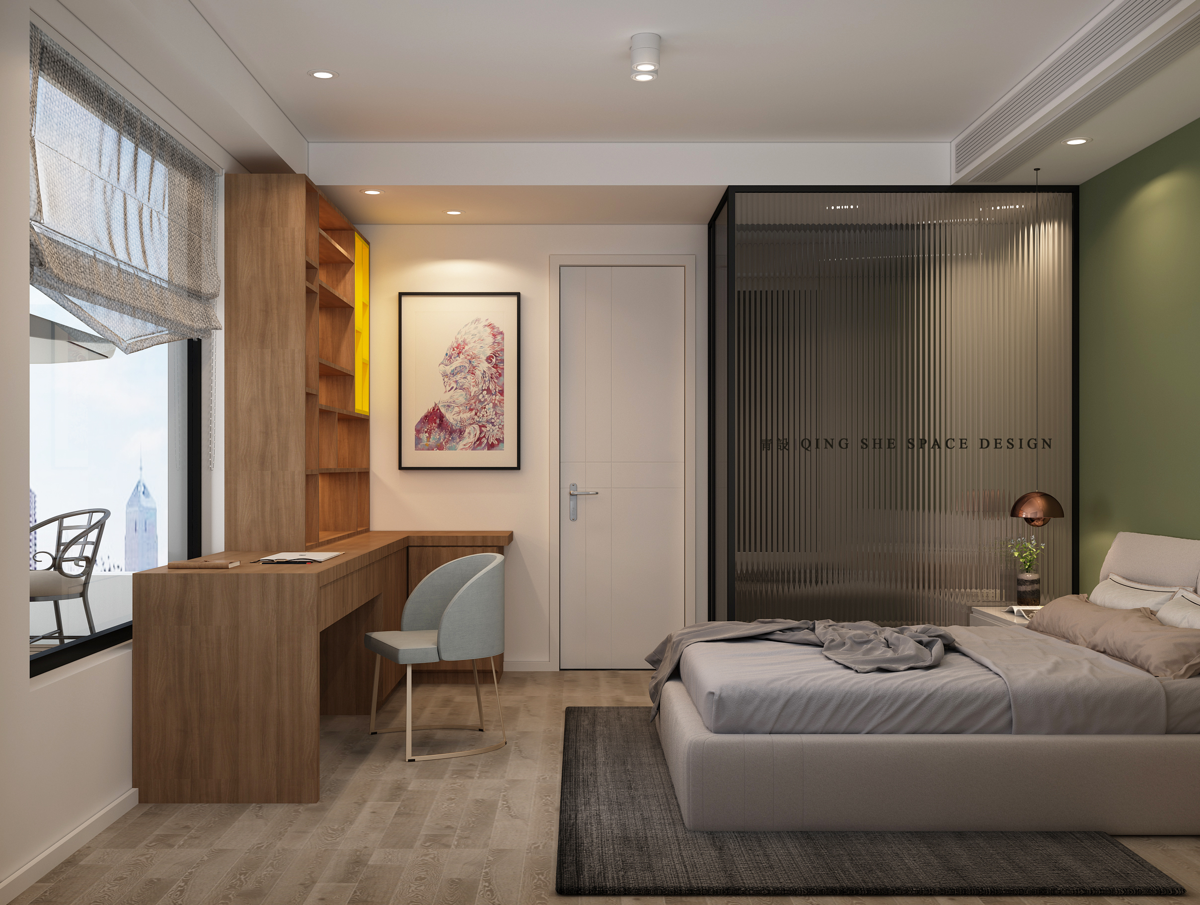 明发香山郡顶楼复式室内设计丨中国南京-12