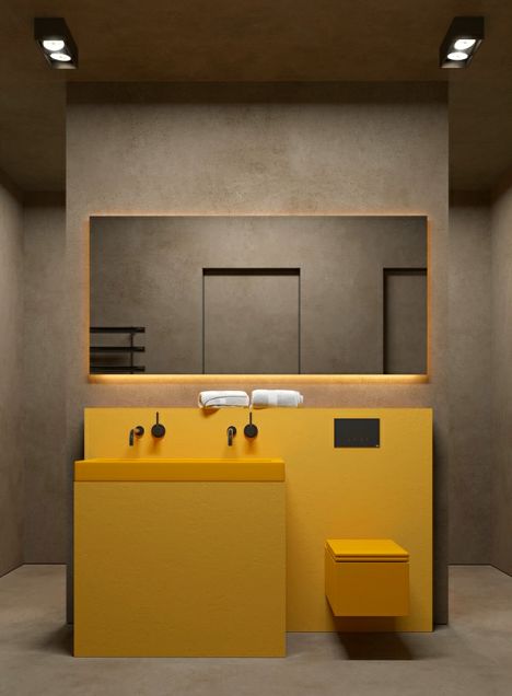 双人洗漱台设计,打造高品质卫浴空间-48