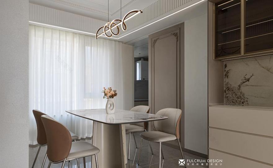 通透轻法式,柔美空间盛满四月春光丨艺境·陈设软装-21