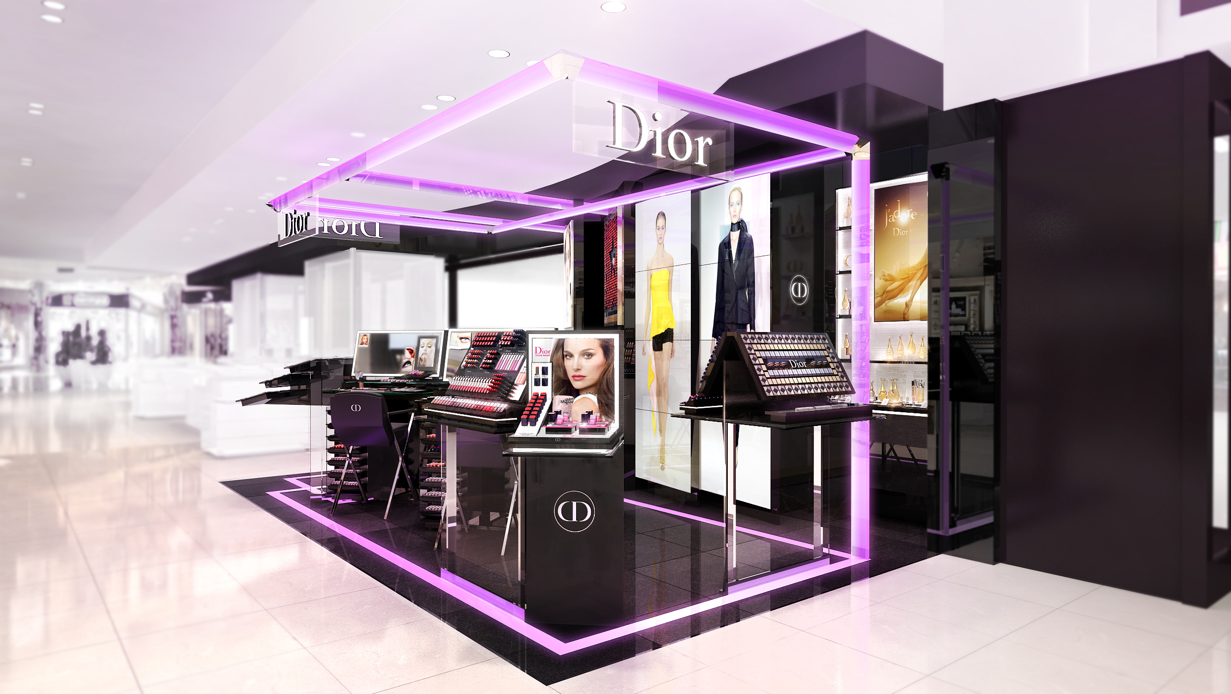 Dior化妆品店设计-6