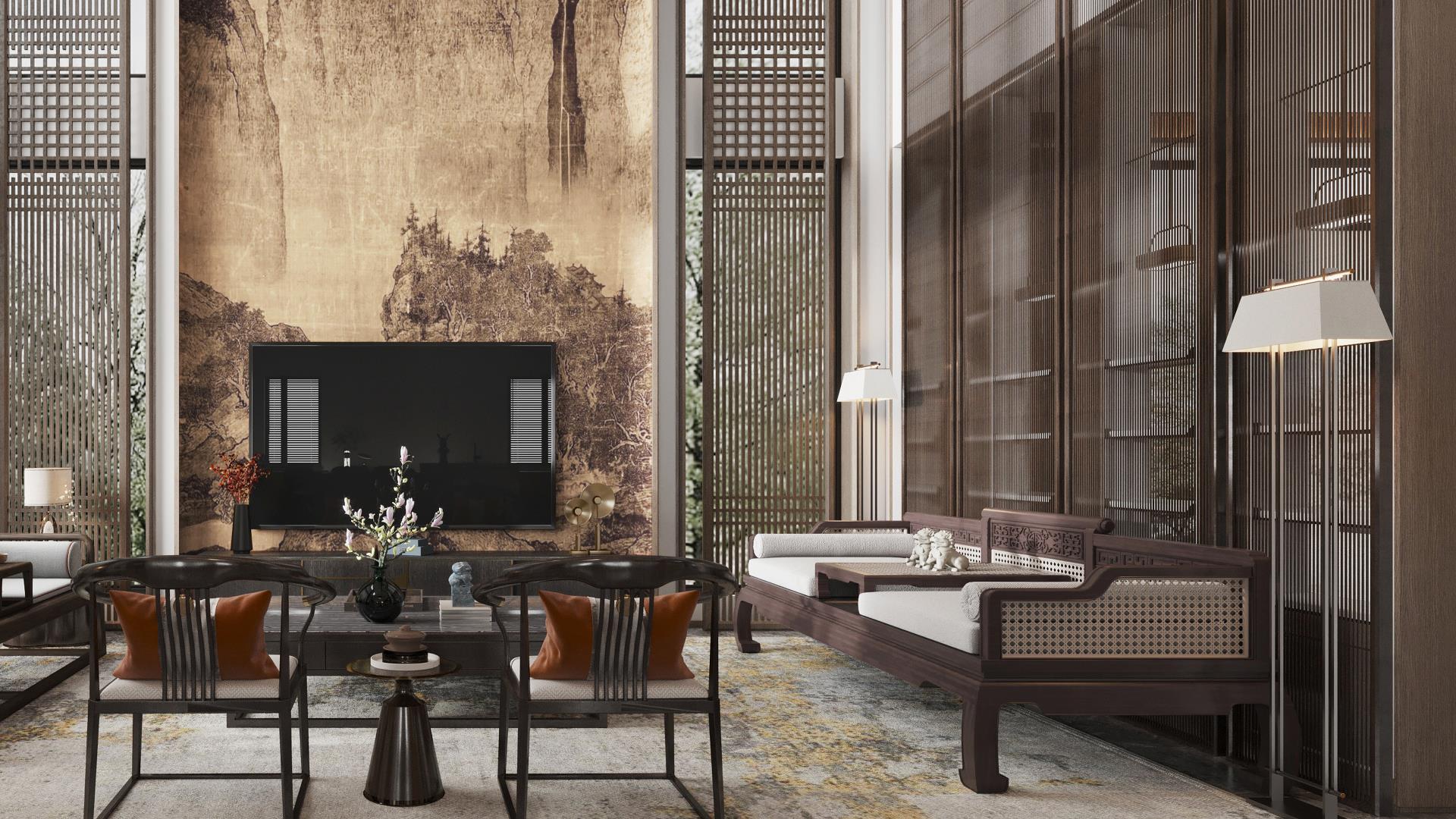 纵禾设计 | 福建莆田自建别墅800㎡ 中式别墅-2