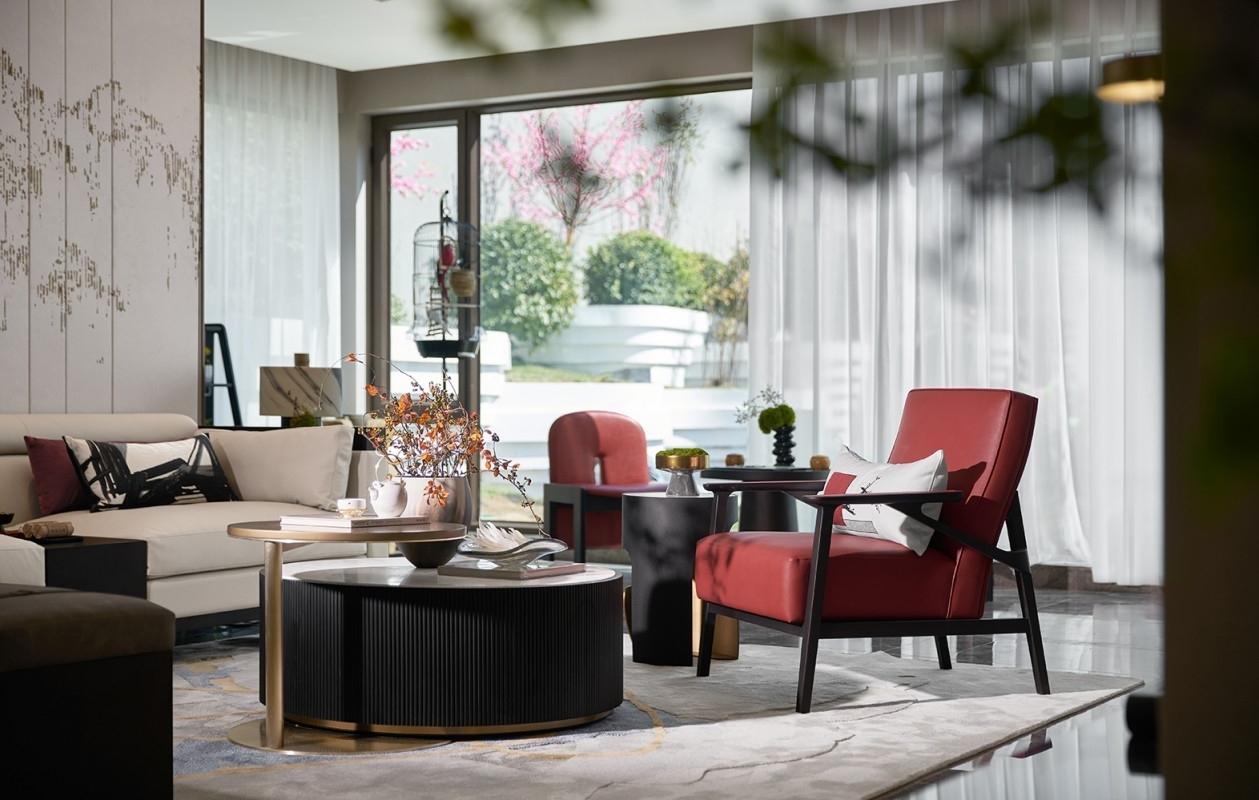 中梁西宁鎏金雲玺样板间丨中国西宁丨几朵设计-3