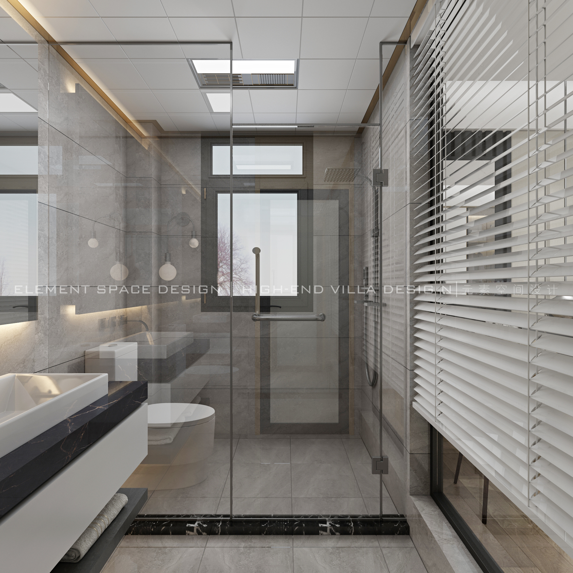 现代无主灯风格全案设计丨元素视觉-16