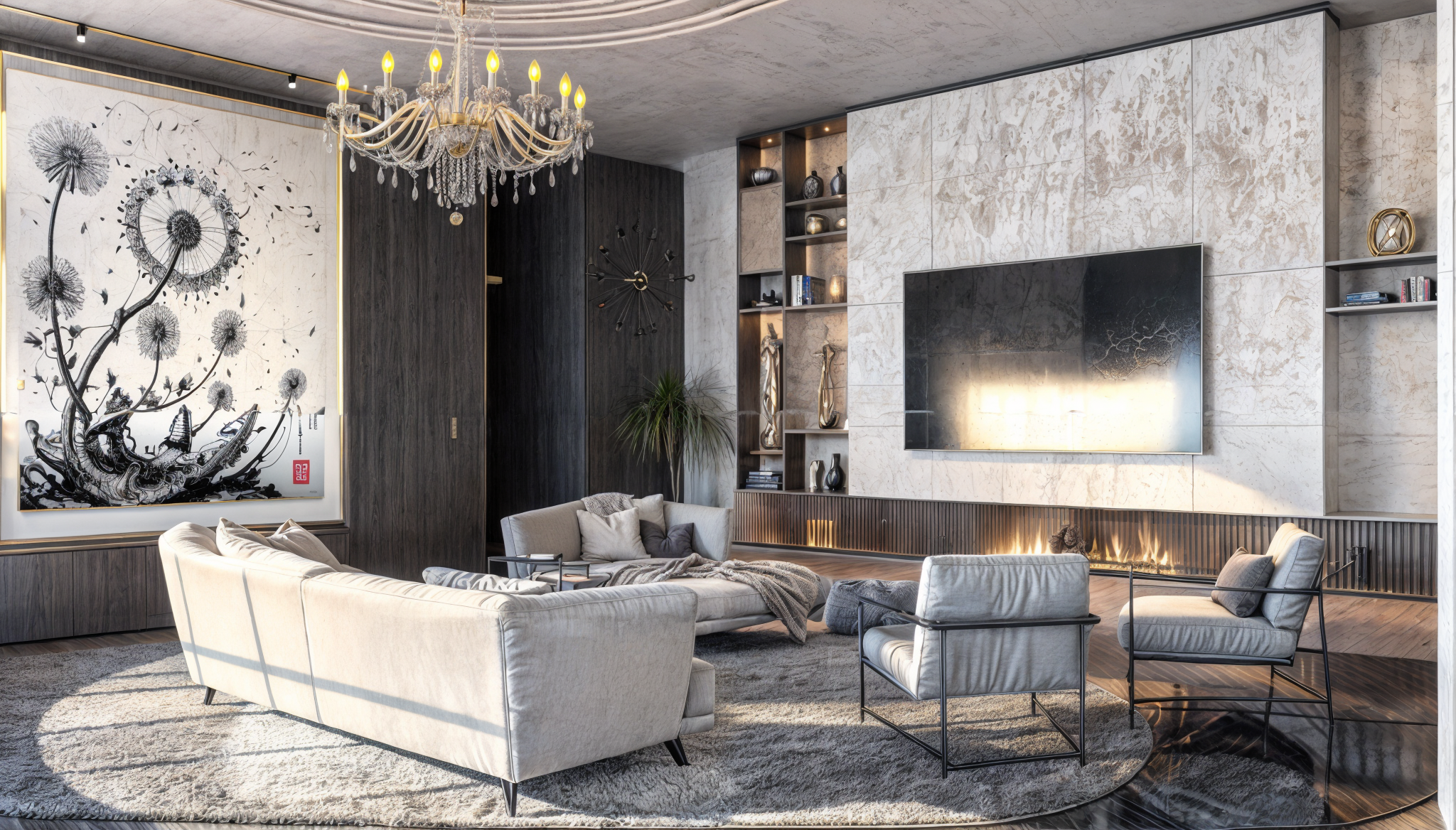 living room in cairo-0