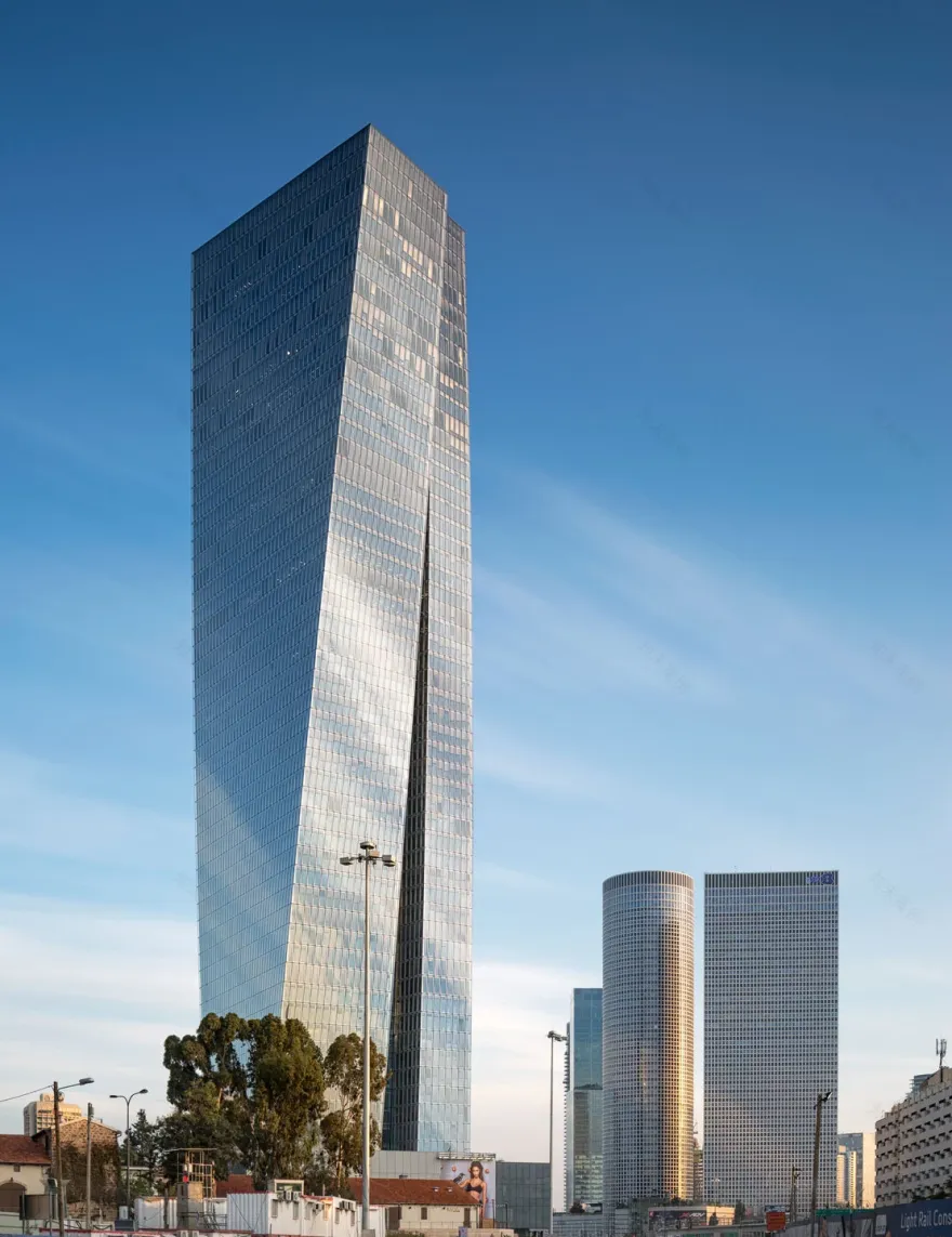 特拉维夫 Azrieli Sarona 双层通风幕墙设计-8