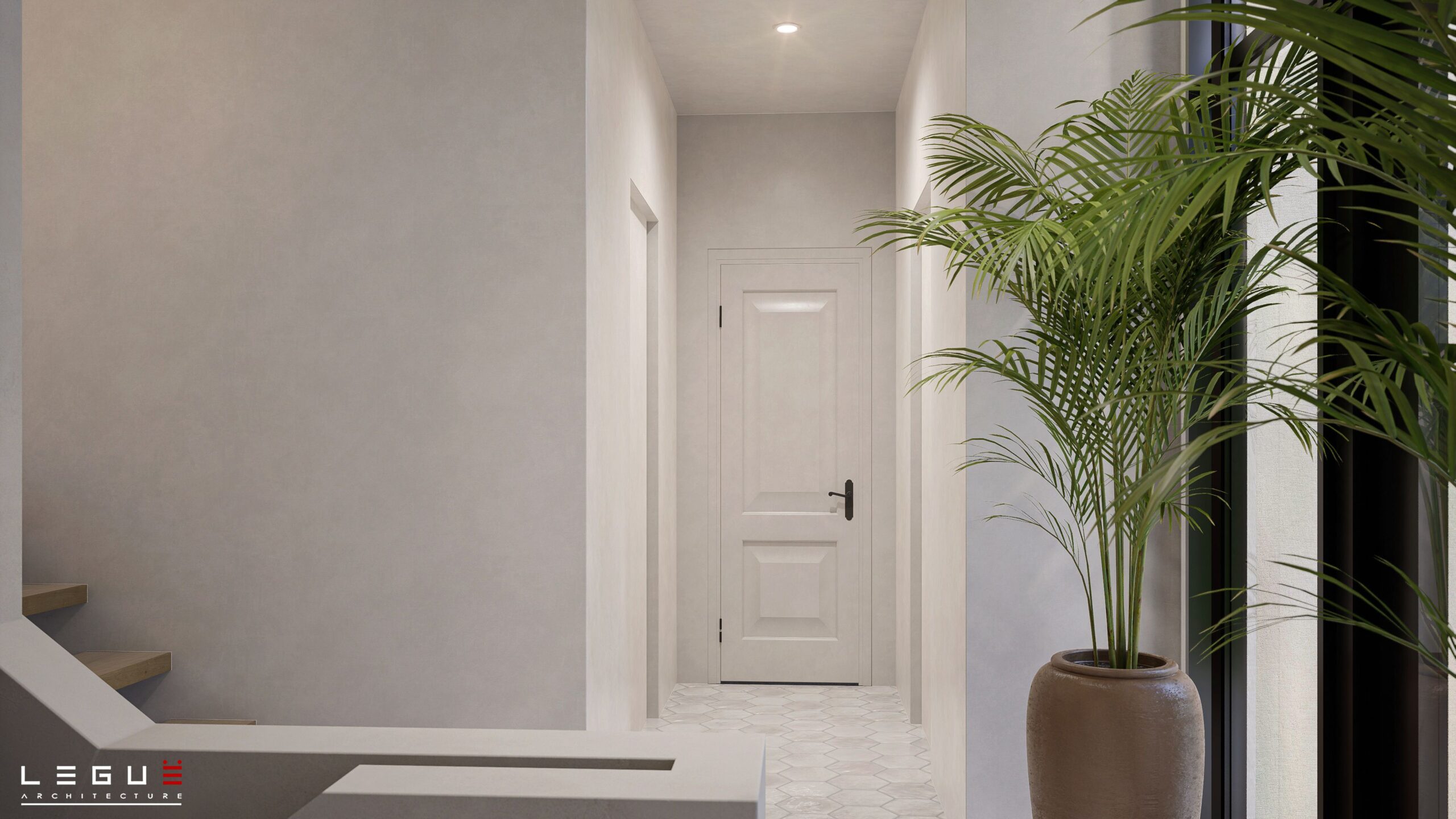 房屋平面图 Ë·242

注：这里Ë·242可能是特定编号之类的内容，由于不清楚其确切含义，保留原样如果有更多背景信息，可进一步完善翻译 丨Leguë Architecture-16