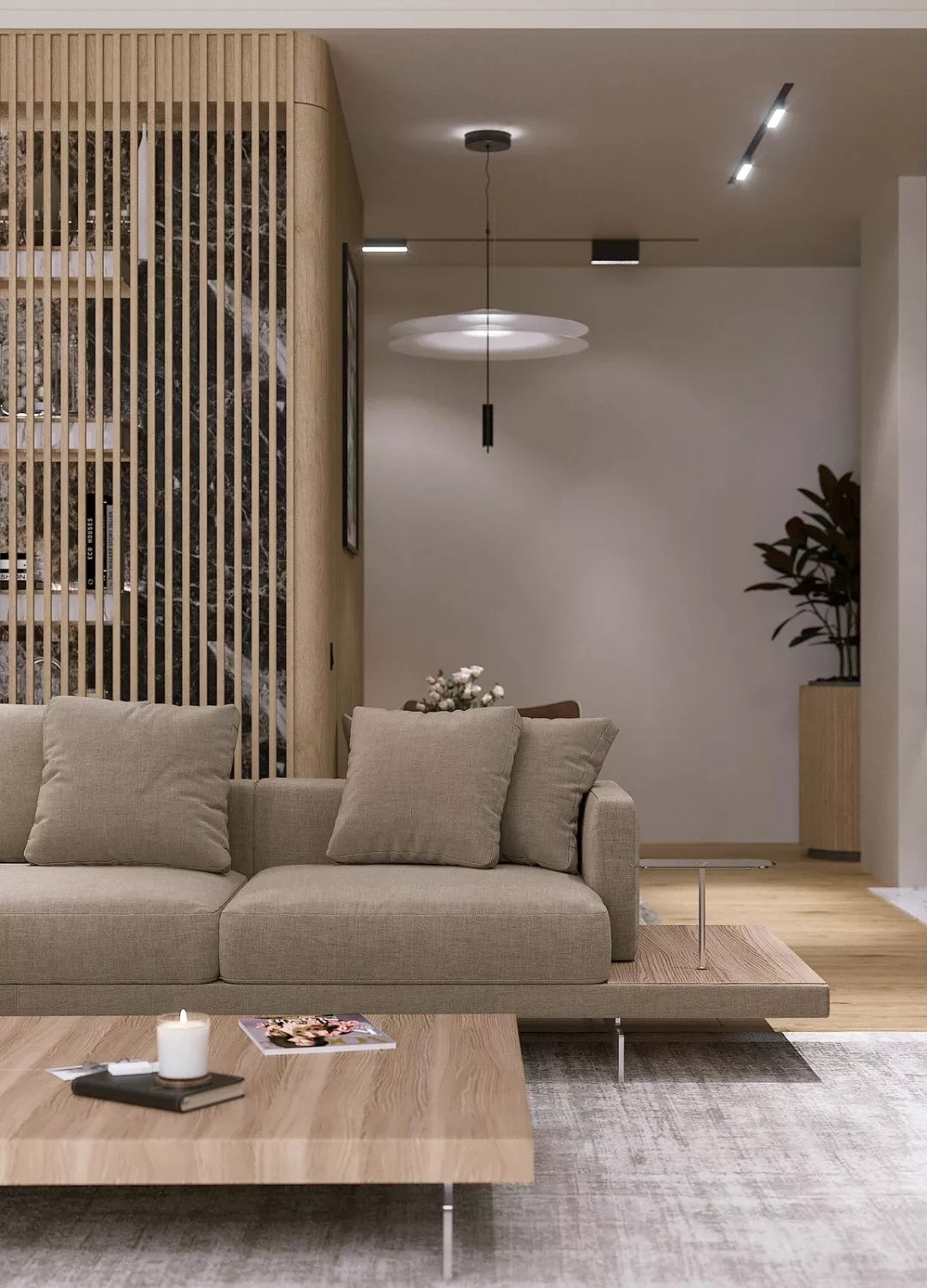 格鲁吉亚 230㎡禅意复式，开放式布局打造宁静空间-23