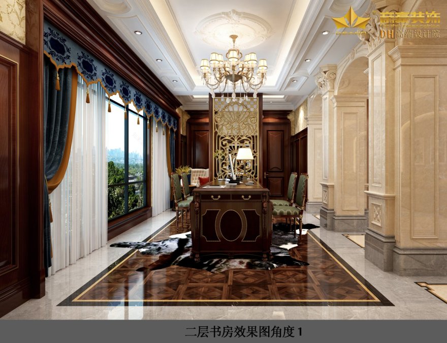 欧式豪宅别墅-17