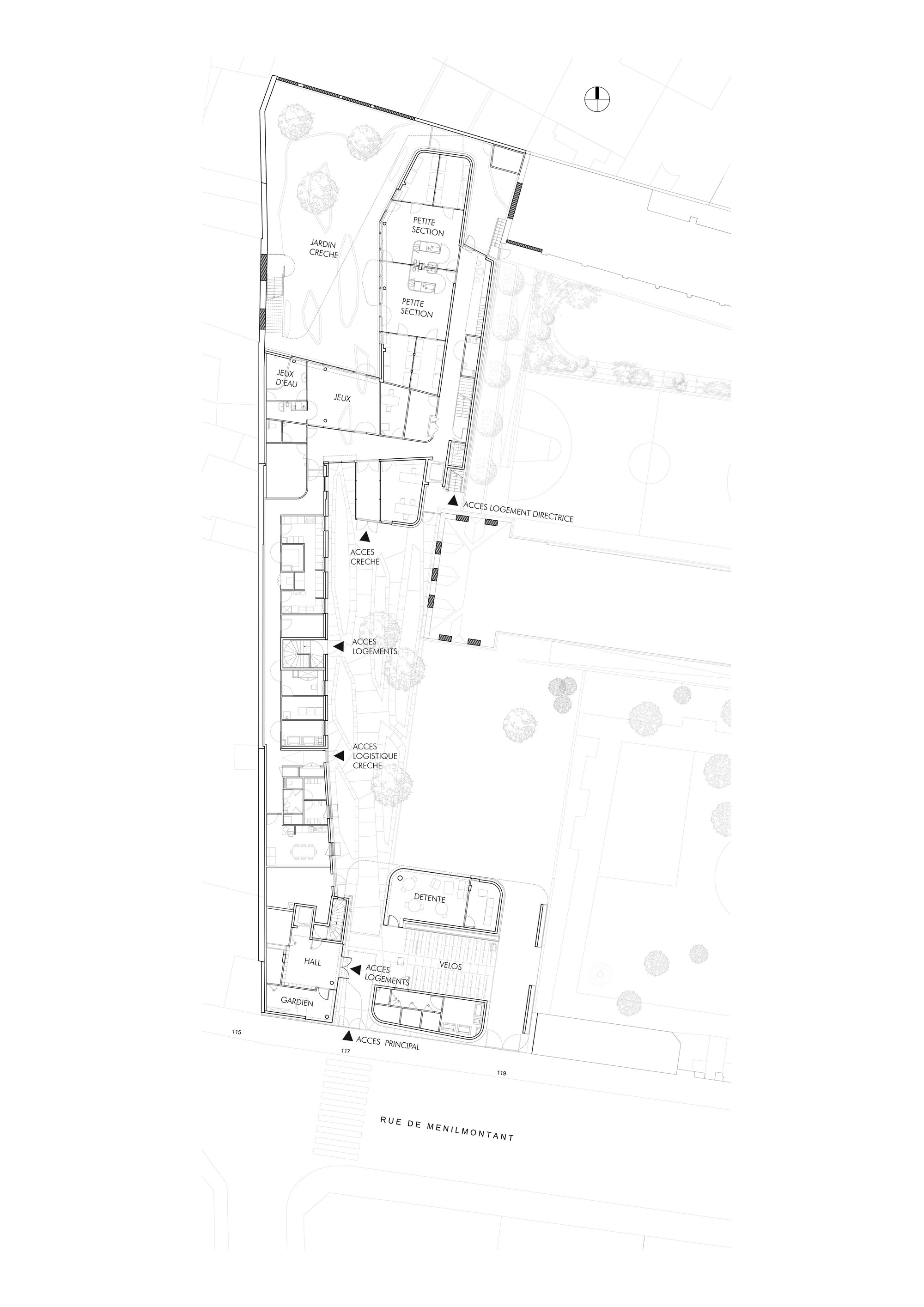 巴黎北区混合功能建筑 · 学生公寓与幼儿园-58