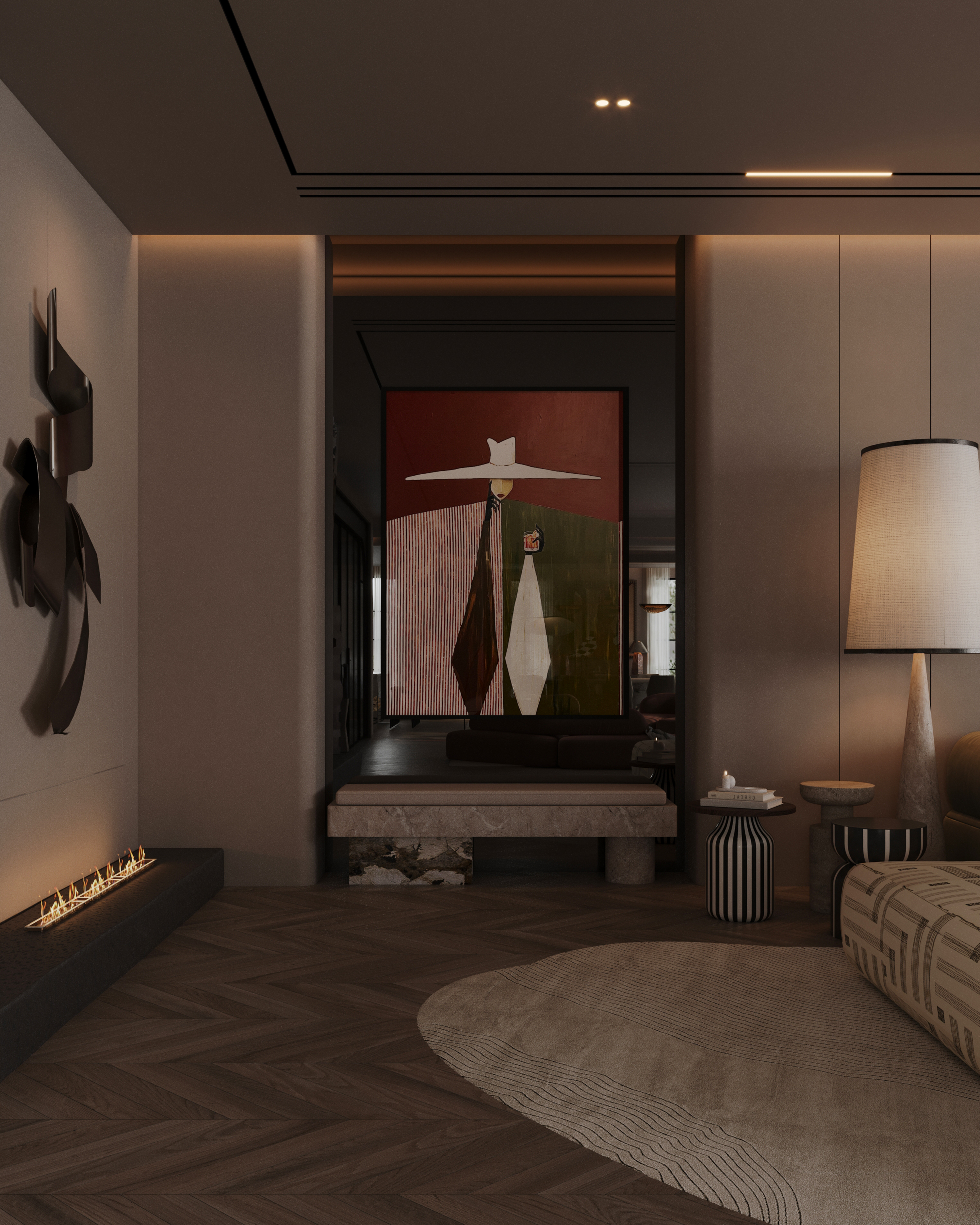 Lake View - Living Area-6