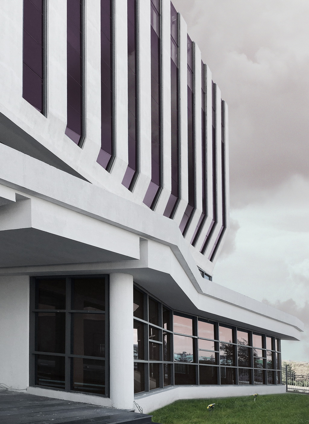 切片层岩 · 赤峰市林西县工业园区的立体艺塑办公建筑丨蒙古丨大连松岩建筑设计院有限公司-9