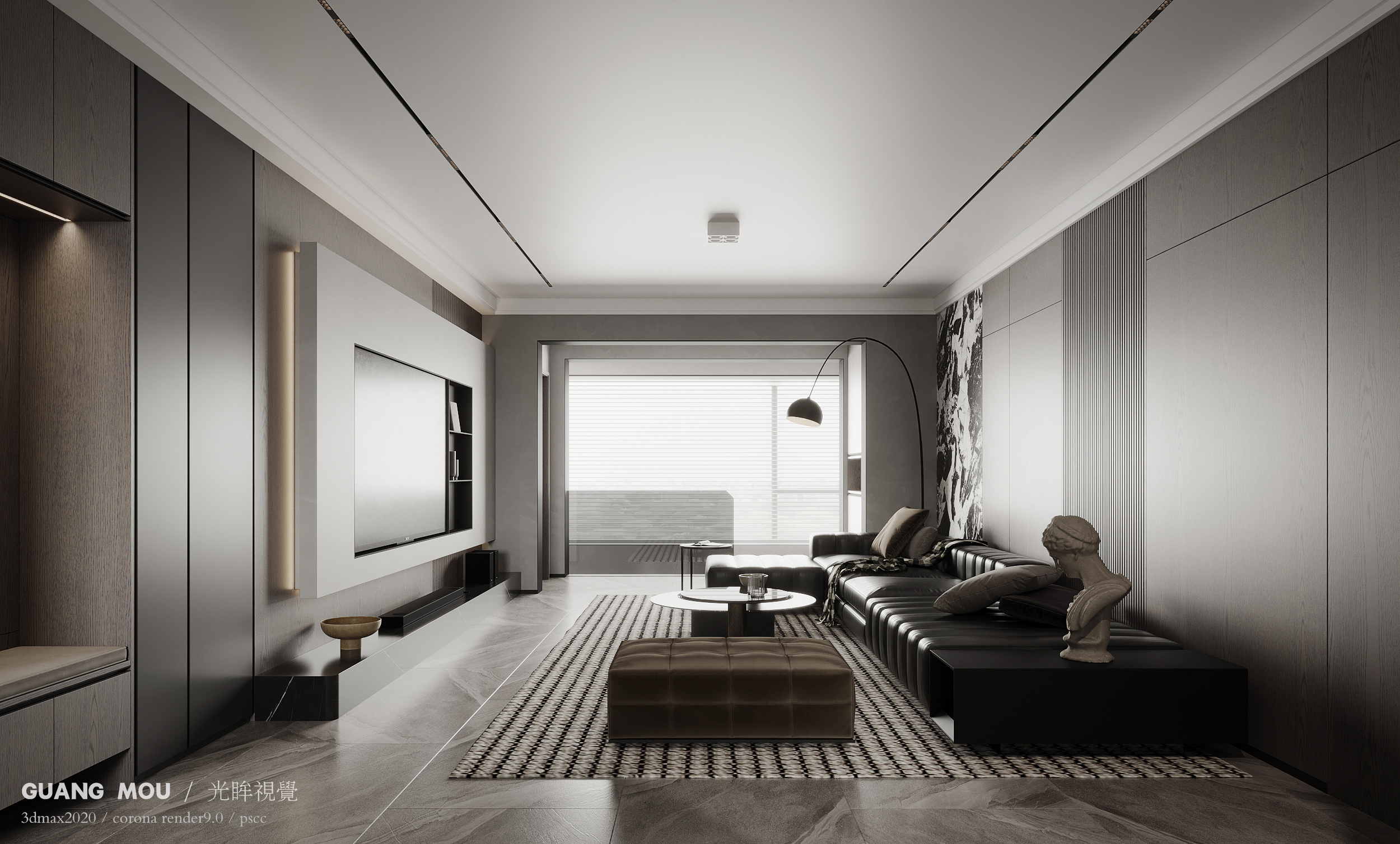 现代家居渲染丨苗子寒-3