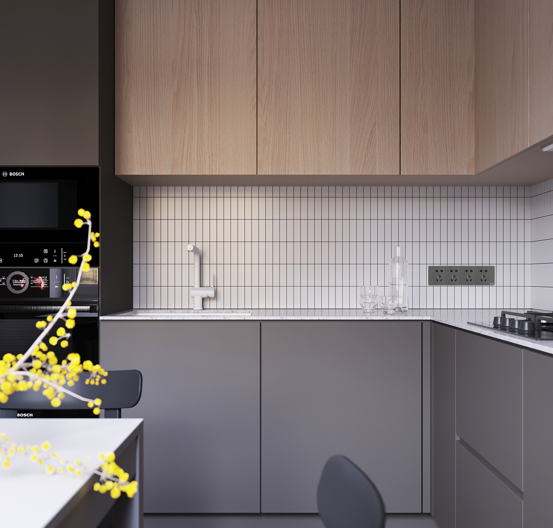 橙色温馨三口之家室内设计-16