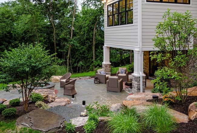 美式当代风格住宅外立面及室内设计项目丨Farinelli Construcción-12