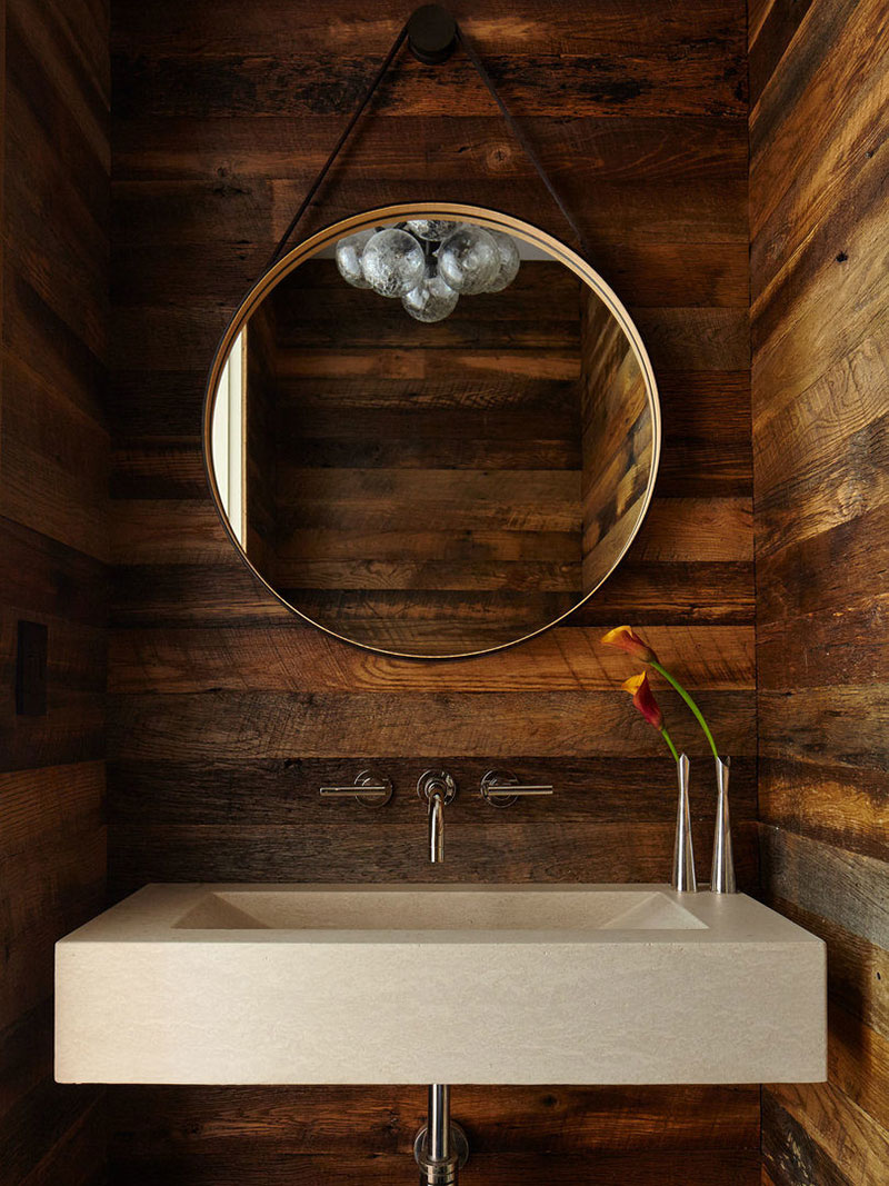 纽约独特工业风复式公寓 | 木梁与吊椅的别致搭配-11