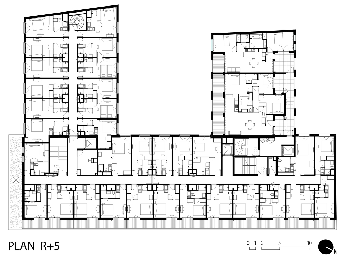 恩阿帕泰酒店及公寓丨法国图卢兹丨Taillandier Architectes Associés-43