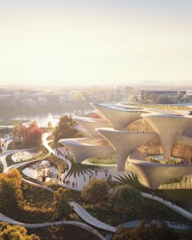 Alisher Navoi 国际科学研究中心丨乌兹别克斯坦塔什干丨Zaha Hadid Architects