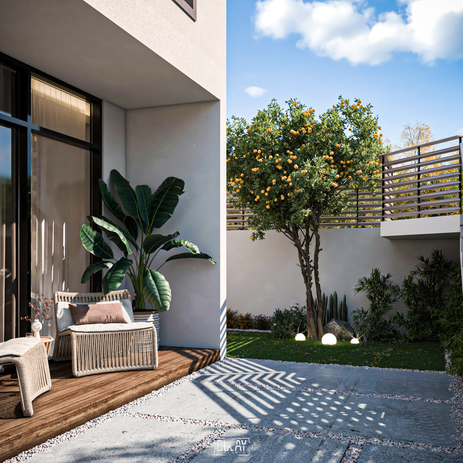 露天花园接待处丨沙特阿拉伯丨@clay studio-17