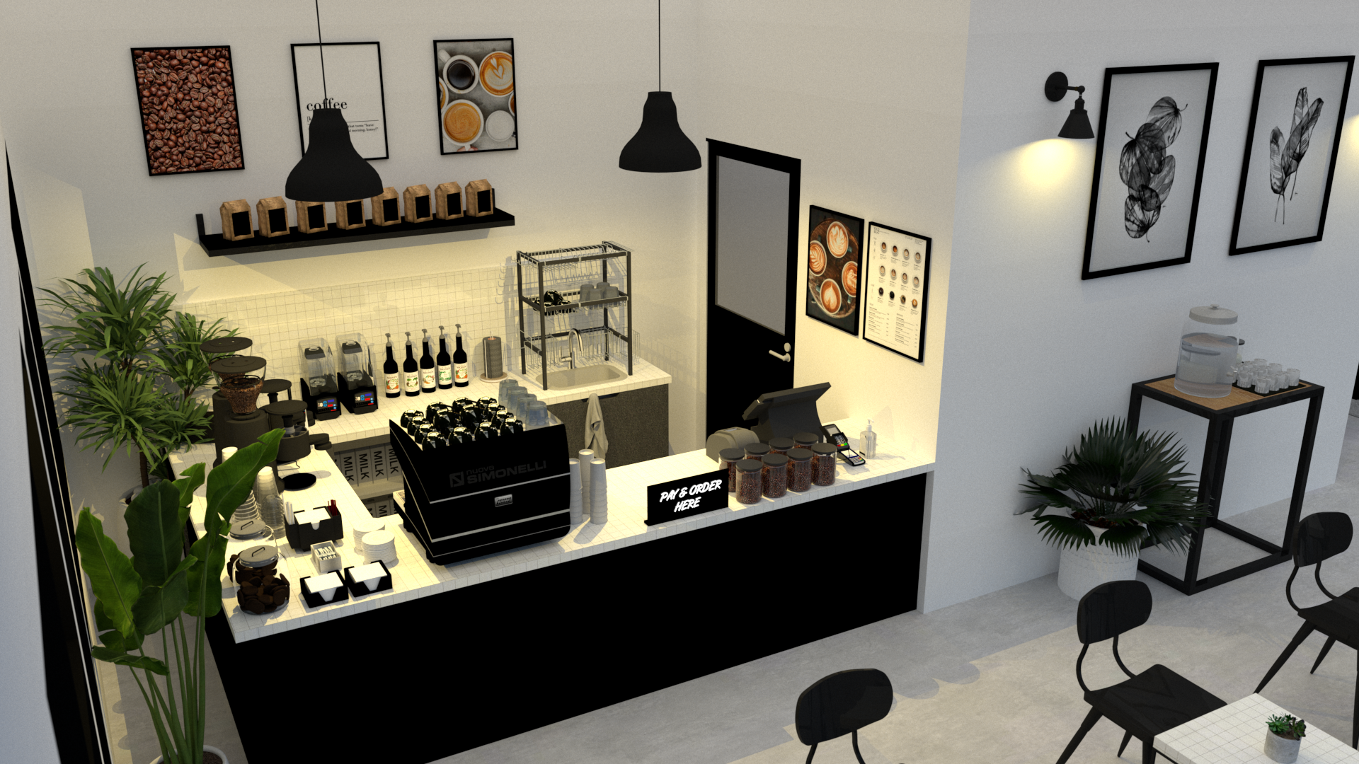 极简主义咖啡店丨Mirachma  Titik Hilang Design-17