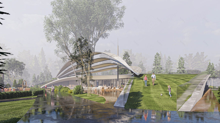 Проект общественного SPA комплекса в кп Вербилки 1850м² — портфолио бюро ARXY-11