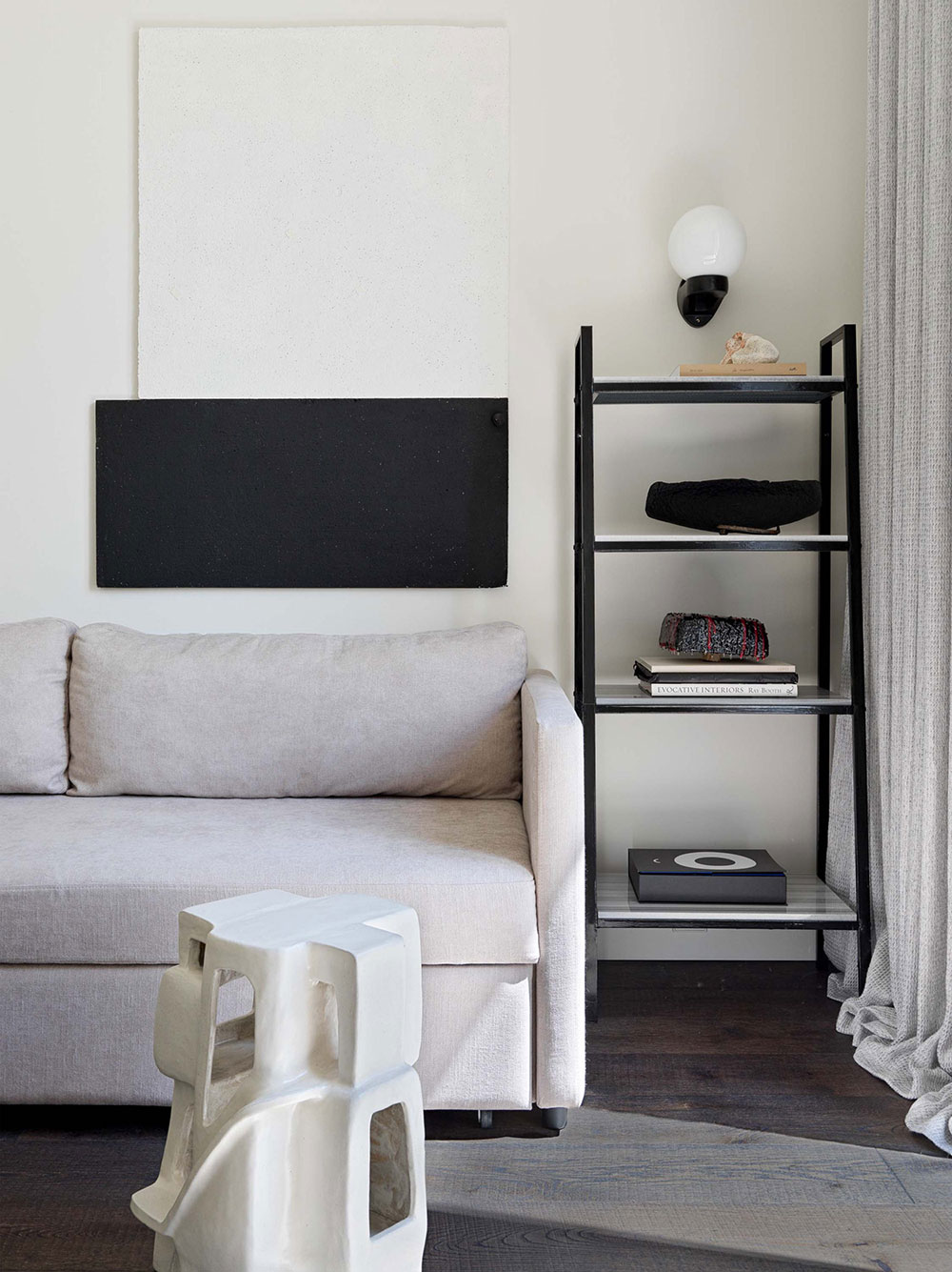 莫斯科斯大林式建筑中带时髦家具的明亮公寓(85 平方米)-14