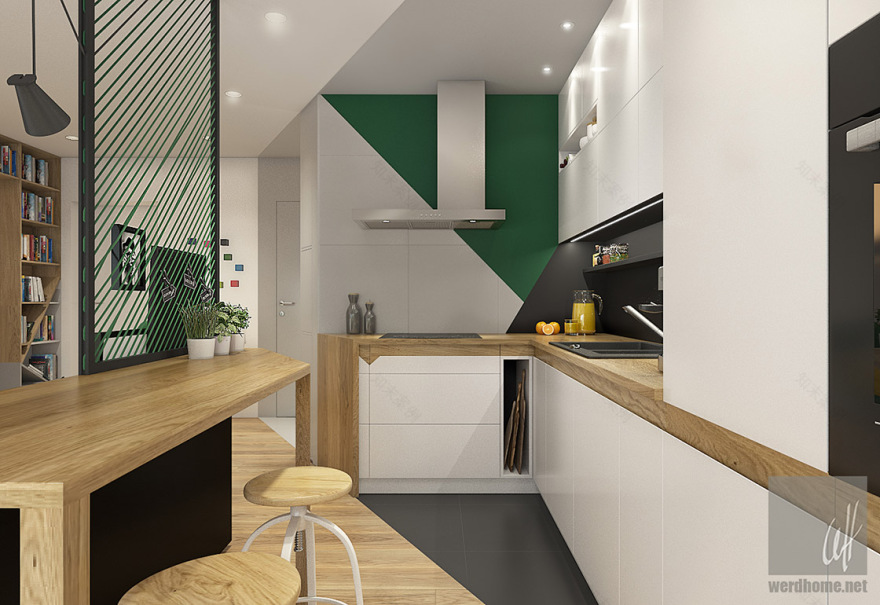 WERDHOME | Projekt wnętrza mieszkania w Krakowie-13