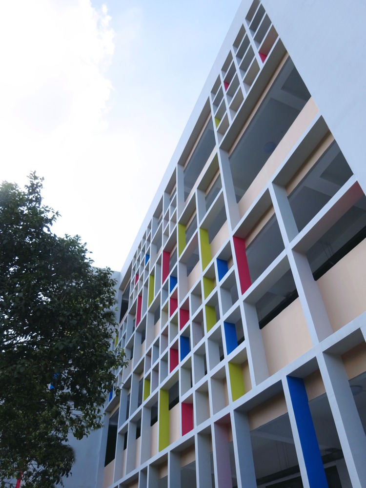 绍兴上虞龙山学校外立面翻新-10