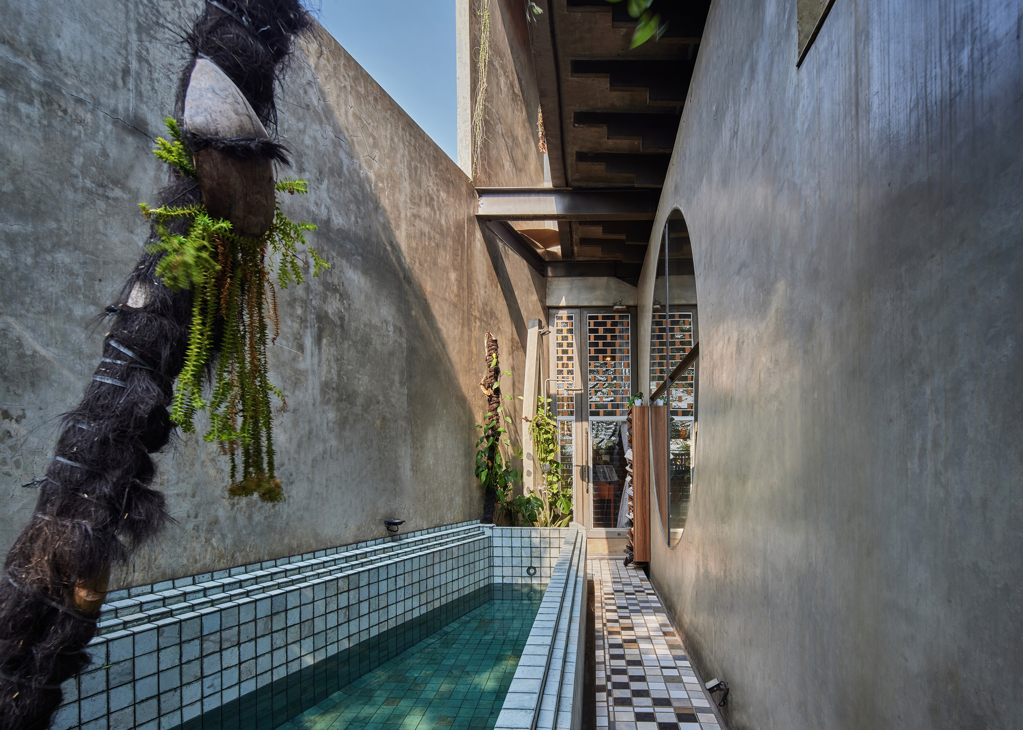 绿意盎然的别墅住宅兼工作室丨印度丨Realrich Architecture Workshop-60