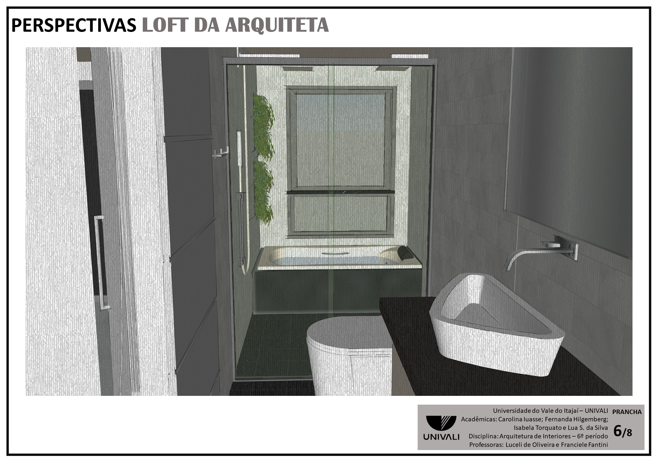Projeto de interiores - LOFT DA ARQUITETA | 6º PERÍODO-5