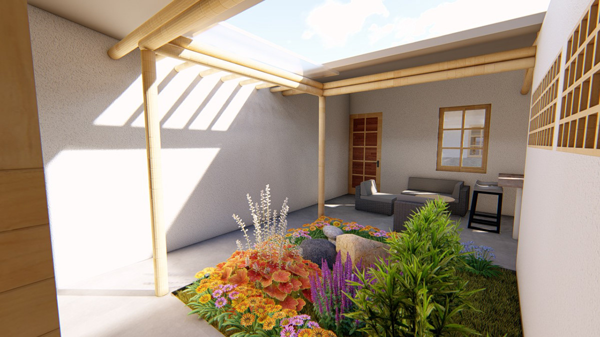 Vivienda Bahareque tipología medianera-1