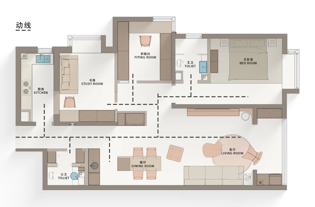 简雅奶油居丨沐品设计团队-23